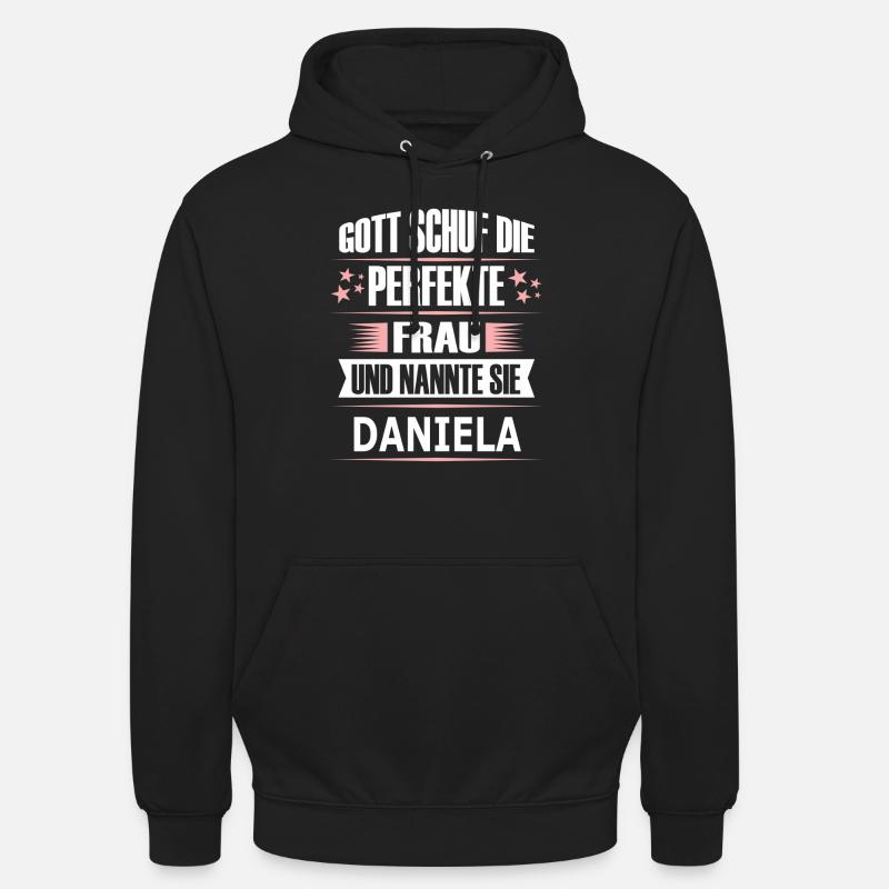 DANIELA - Unisex Hoodie - Schwarz