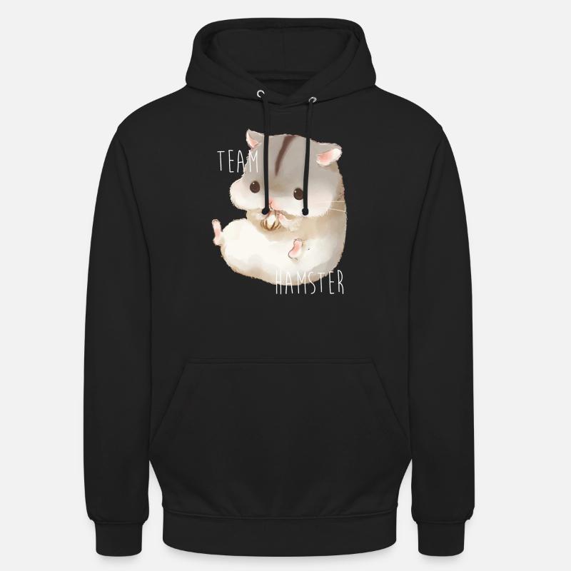 Hamsterteam - Unisex Hoodie - Schwarz