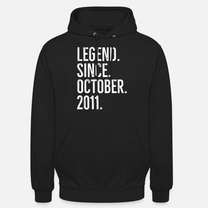 Legend Since October 2011 - Unisex Hoodie - black