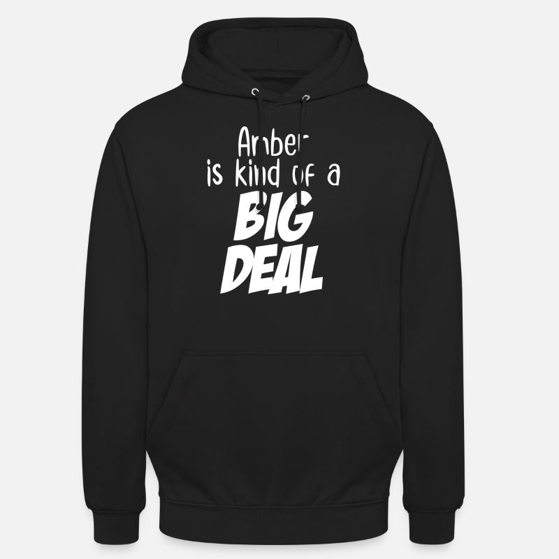 Bernstein ist eine große Sache - Unisex Hoodie - Schwarz