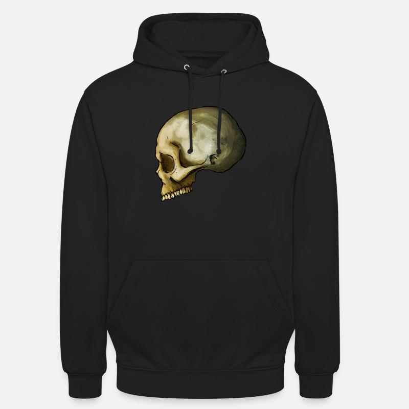 Schädel 2 - Unisex Hoodie - Schwarz