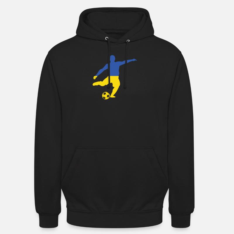 Ukraine - Sweat-shirt à capuche unisexe - noir