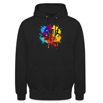 Triathlon - Unisex Hoodie - Schwarz - Vorne - Alina (178cm) & Michal (187cm)