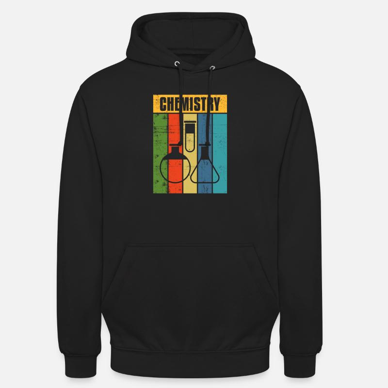 chimie - Sweat-shirt à capuche unisexe - noir