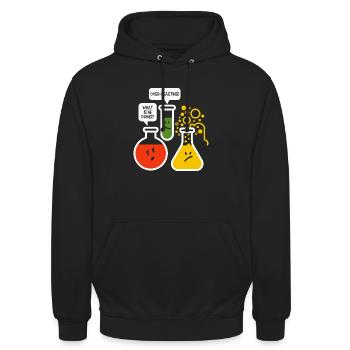 Chemie - Unisex Hoodie - Schwarz - Vorne - Alina (178cm) & Michal (187cm)