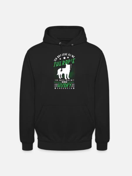 Husky - Unisex Hoodie - Schwarz