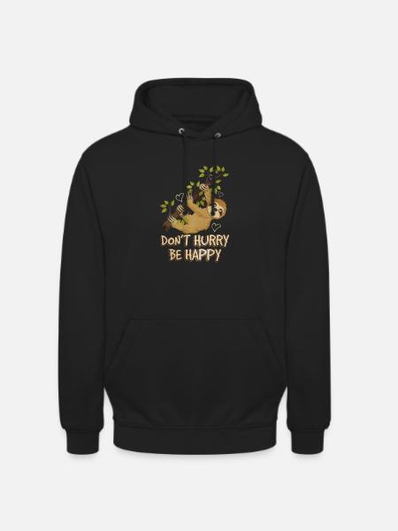 Sloth lazy lazy his gift - Unisex Hoodie - black