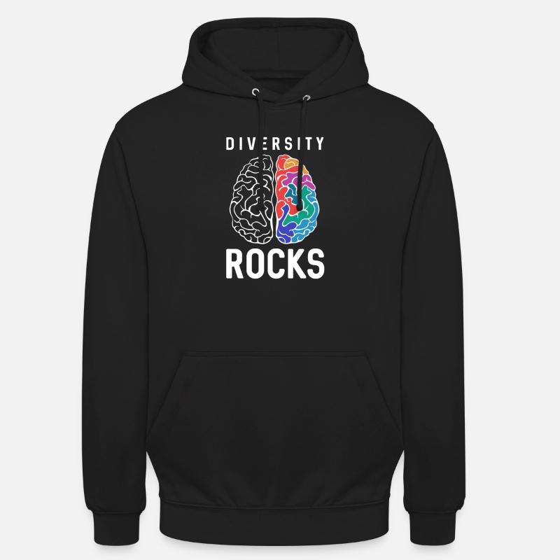 L'autisme - Sweat-shirt à capuche unisexe - noir