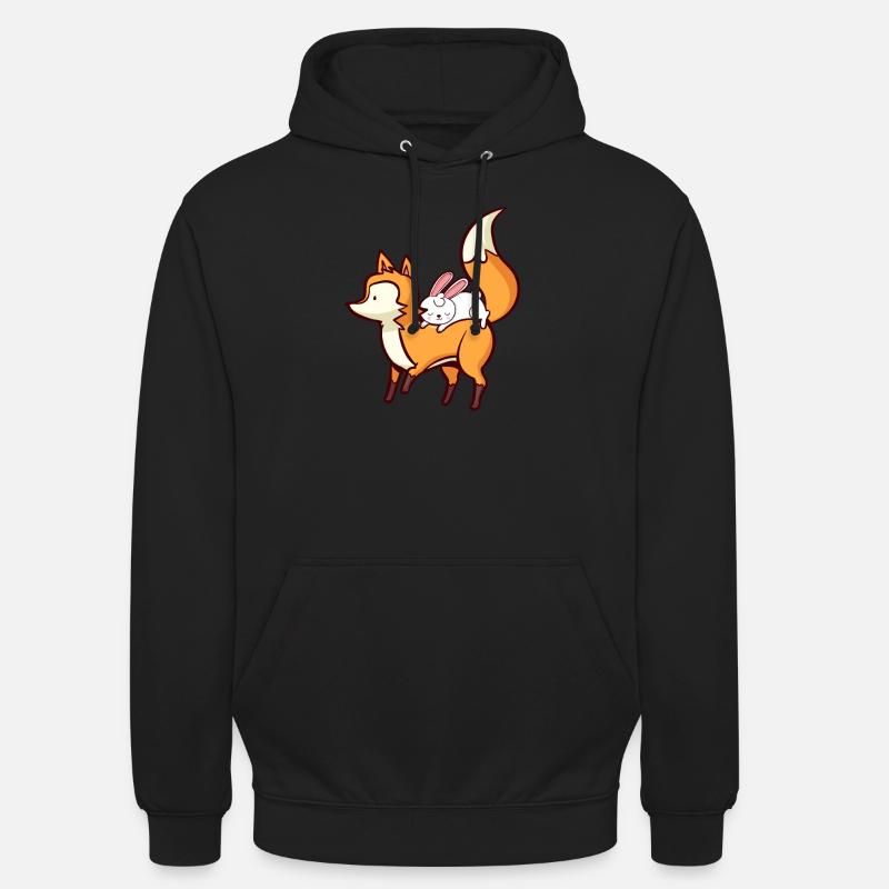 Fuchs - Unisex Hoodie - Schwarz