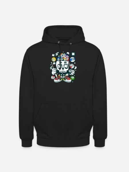 Billard - Unisex Hoodie - Schwarz