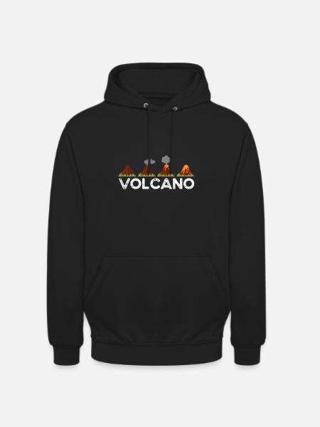 volcano - Unisex Hoodie - black