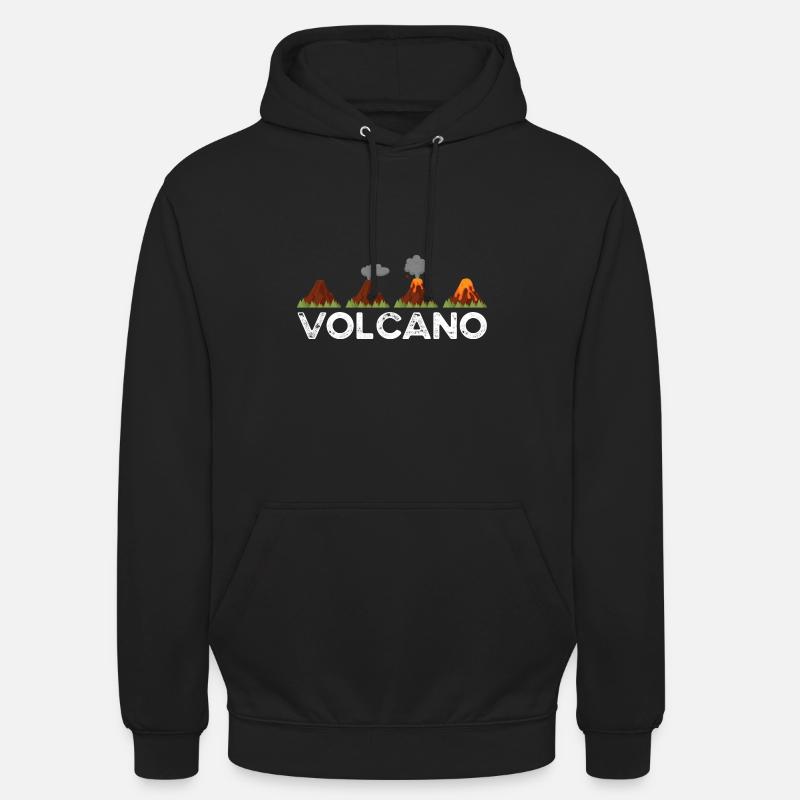 Vulcain - Sweat-shirt à capuche unisexe - noir
