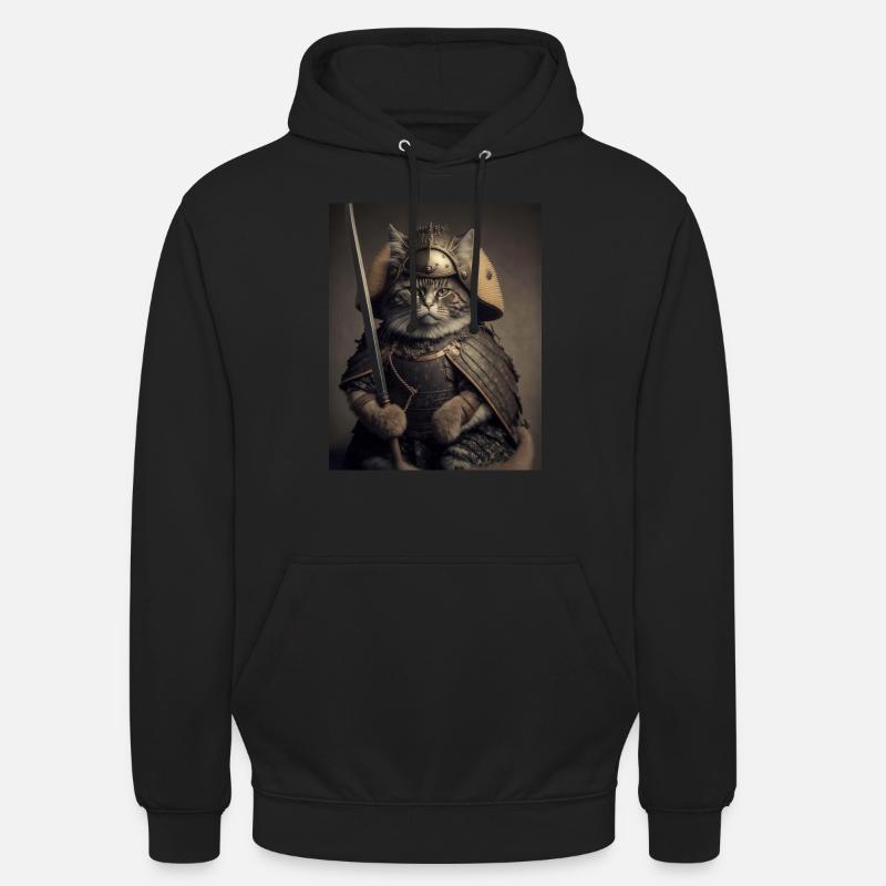 chatmurai 7 - Sweat-shirt à capuche unisexe - noir