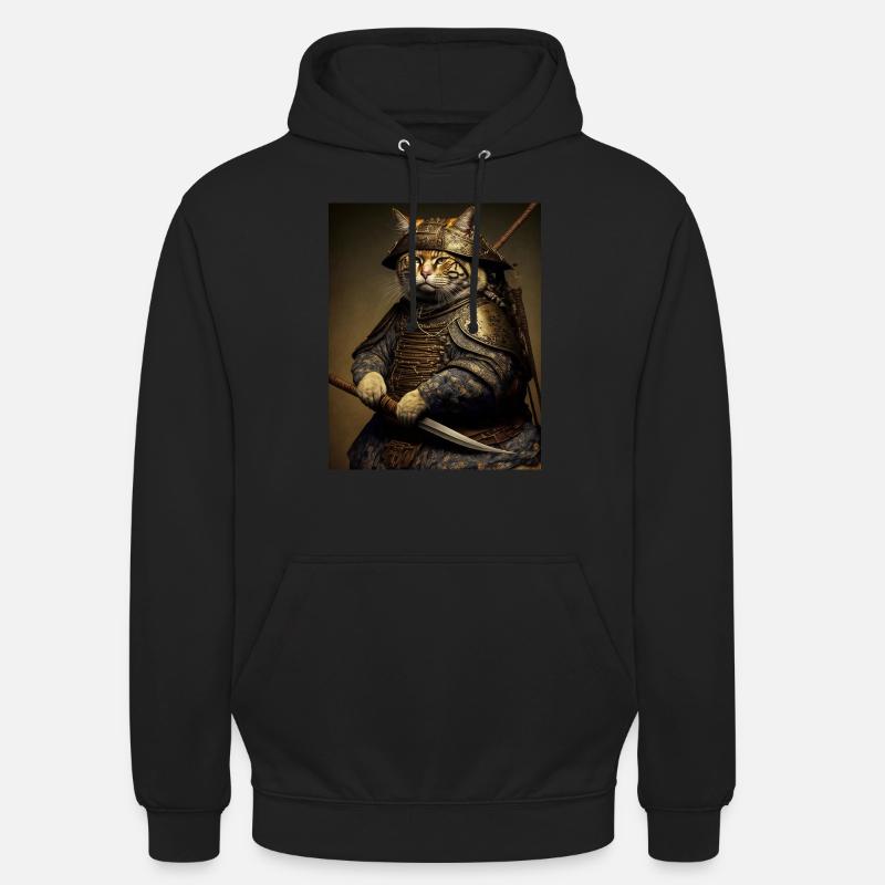 chatmurai 2 - Sweat-shirt à capuche unisexe - noir