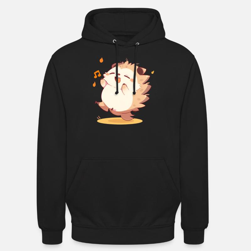 Danseur hérisson - Sweat-shirt à capuche unisexe - noir