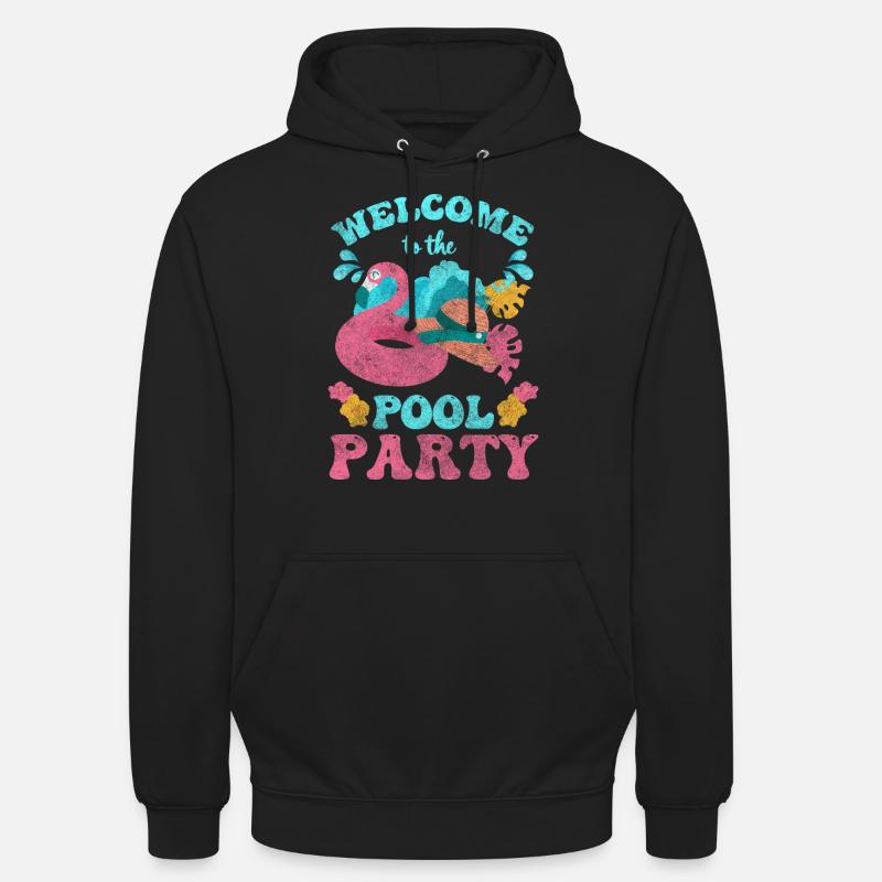 Piscine Célébrations Loisirs Alcool - Sweat-shirt à capuche unisexe - noir