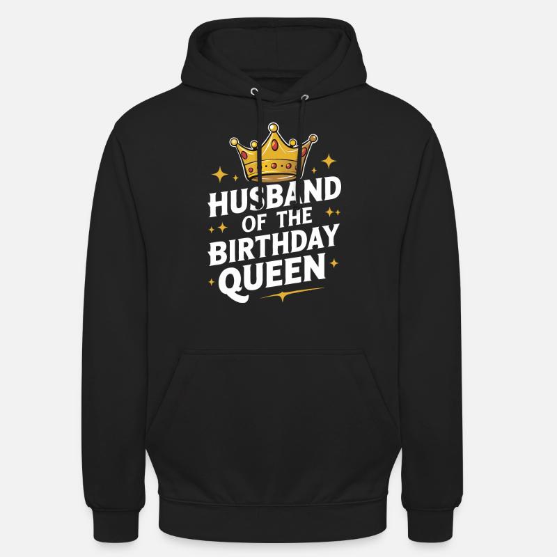 Mari, Conjoint, Famille, Mariage - Sweat-shirt à capuche unisexe - noir