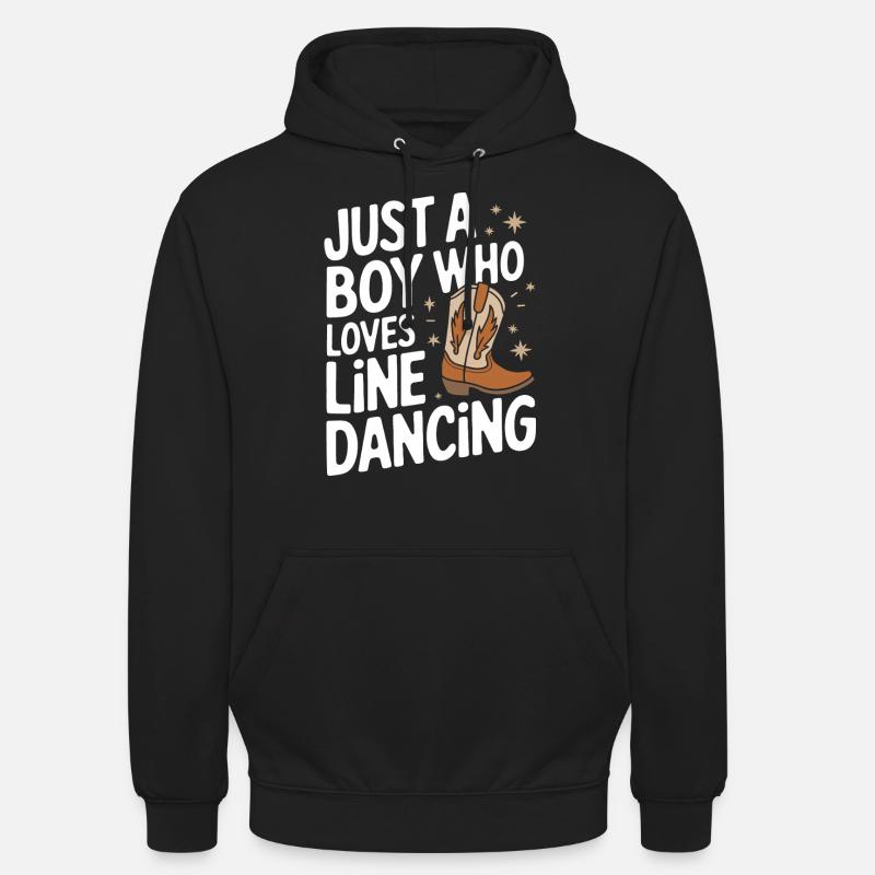 Danse en ligne Danseurs - Sweat-shirt à capuche unisexe - noir