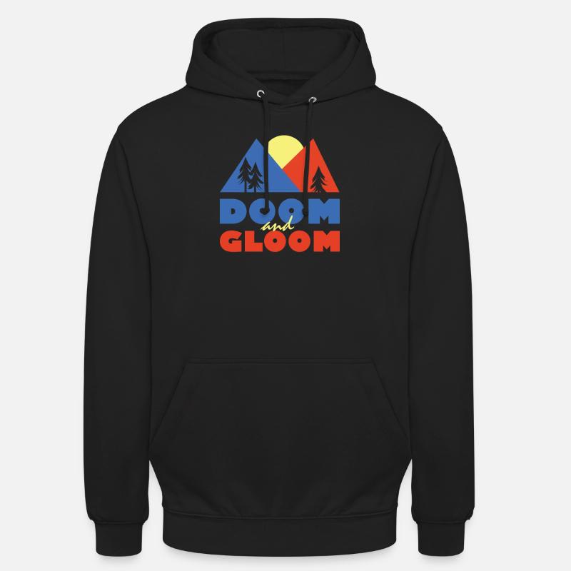 Doom et de tristesse - Sweat-shirt à capuche unisexe - noir
