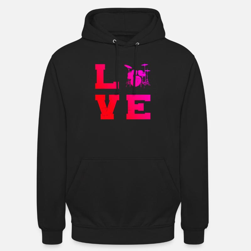 Drummer Drummer Drumming - Unisex Hoodie - black
