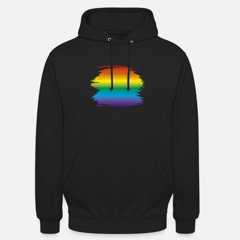 Regenbogen 01 - Unisex Hoodie - Schwarz