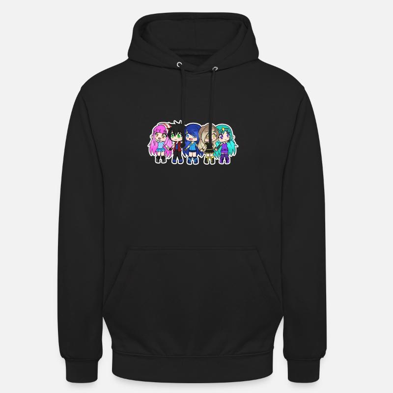 Gacha style Funneh Krew - Sweat-shirt à capuche unisexe - noir