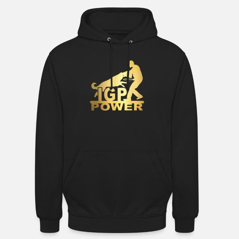IPG or - Sweat-shirt à capuche unisexe - noir