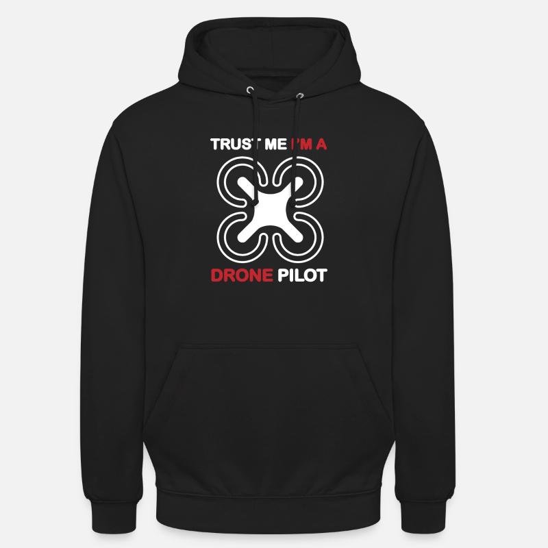 Drone Pilot Funny - Unisex Hoodie - black