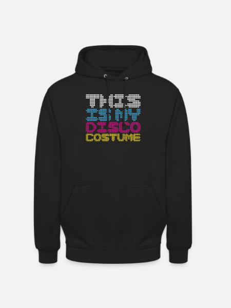 Disco Halloween Costume Apparel - Unisex Hoodie - black