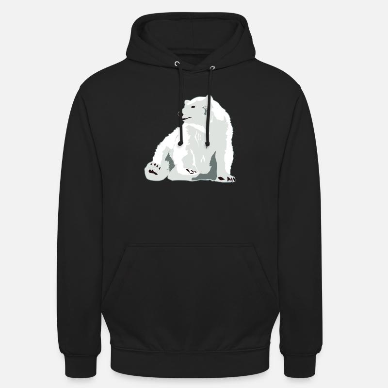 Eisbär - Unisex Hoodie - Schwarz