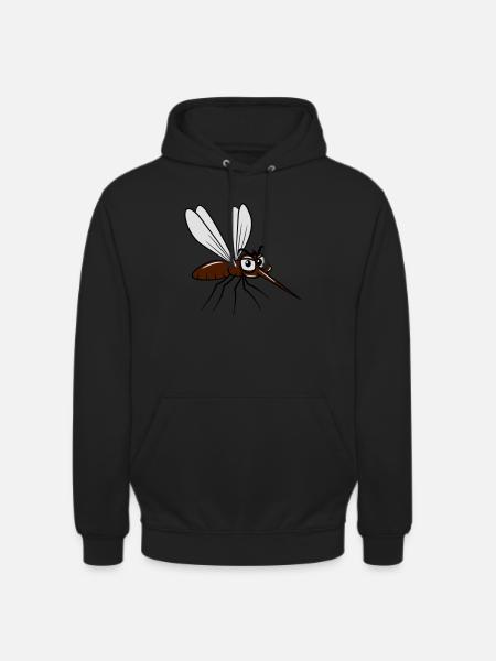Mücke witzig stechen - Unisex Hoodie - Schwarz
