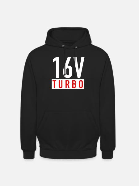 16V Turbo - Unisex Hoodie - Schwarz