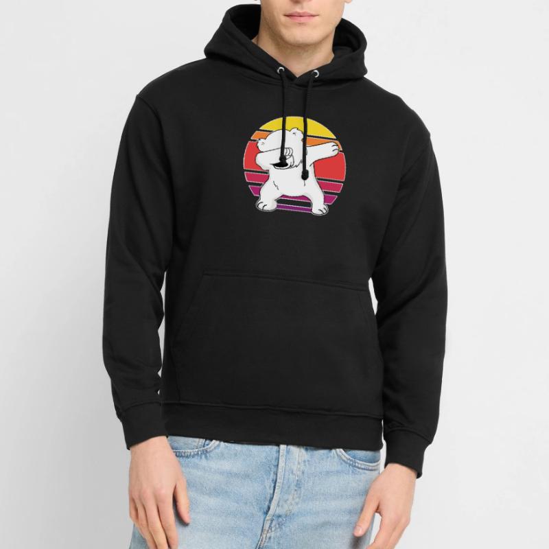 dab dabbing eisbär cool bärchen klima eisbären art Unisex Hoodie