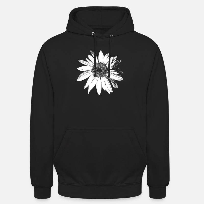 Gänseblümchen - Unisex Hoodie - Schwarz