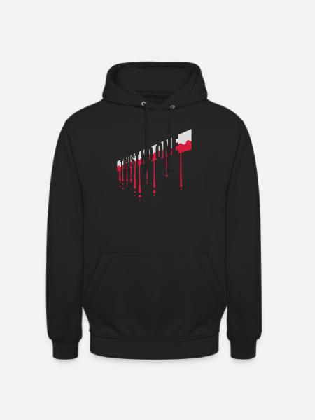 trust no one quote - Unisex Hoodie - black