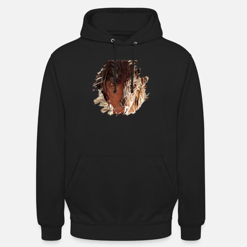 Krampus Percht Devil 2317 - Sweat-shirt à capuche unisexe - noir