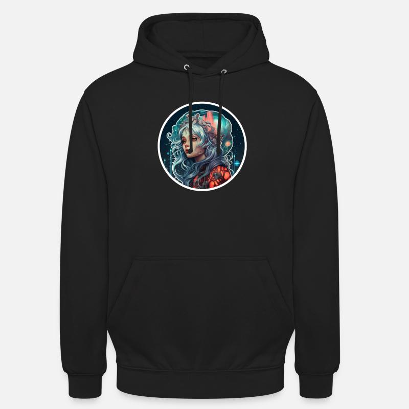 Sci Fi Fantasy Mädchen - Unisex Hoodie - Schwarz