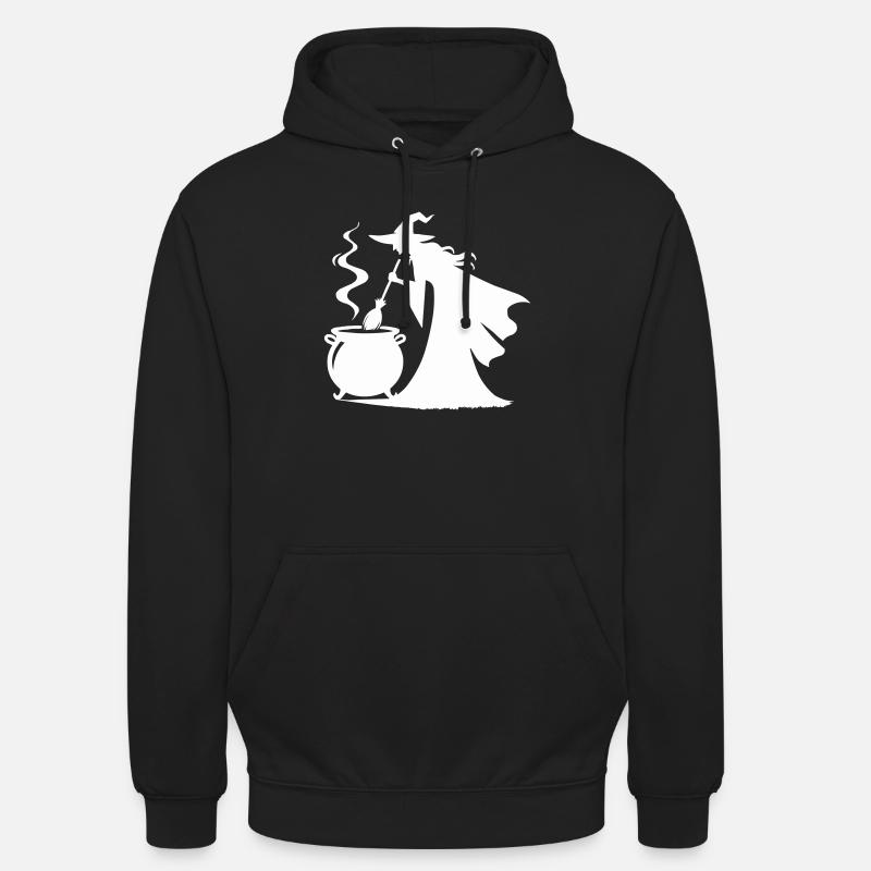 Witch Cooking Pot - Unisex Hoodie - black