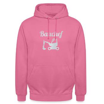 Bauchef - Unisex Hoodie - pink - Front - Alina (178cm) & Michal (187cm)