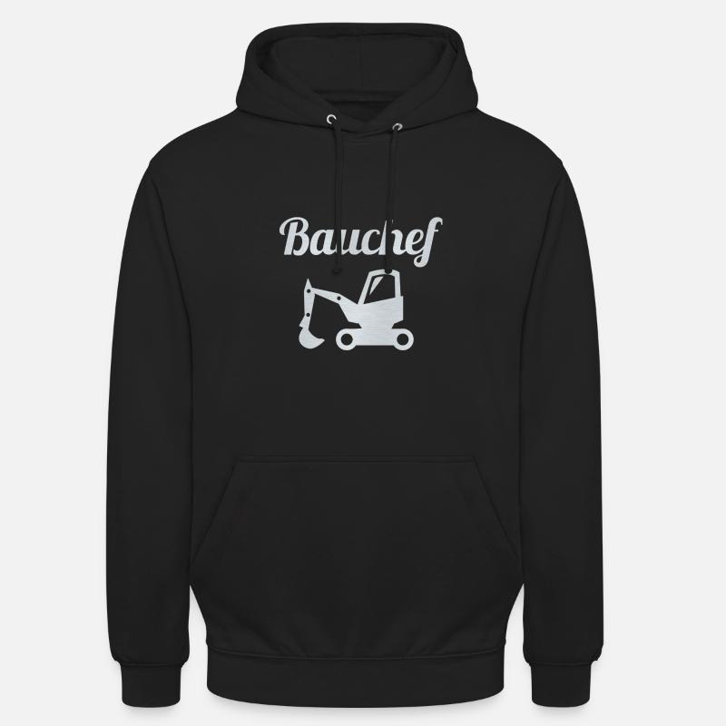 Bauchef - Sweat-shirt à capuche unisexe - noir
