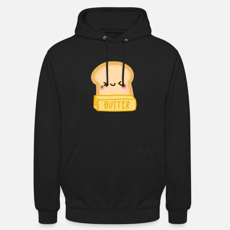 lisse comme du beurre - Sweat-shirt à capuche unisexe - noir