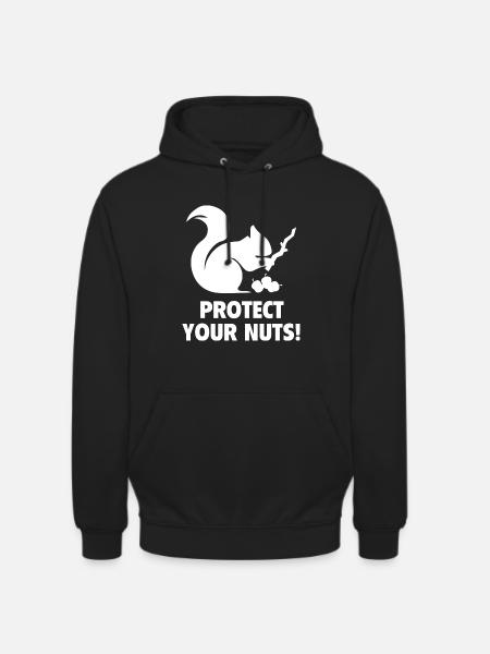 Protect Your Nuts - Unisex Hoodie - black