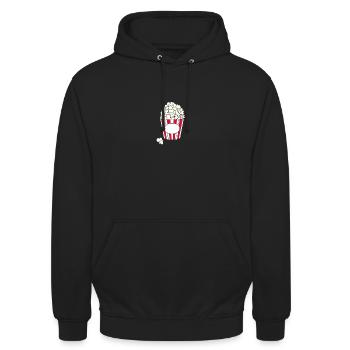 Cinéma - Sweat-shirt à capuche unisexe - noir - Devant - Alina (178cm) & Michal (187cm)