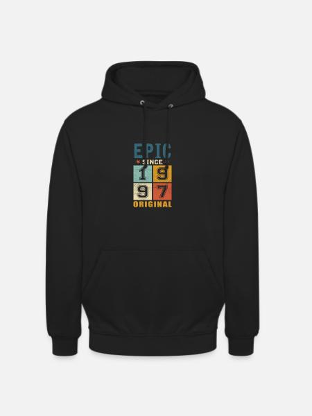 1997 Birthday Epic since - Unisex Hoodie - black