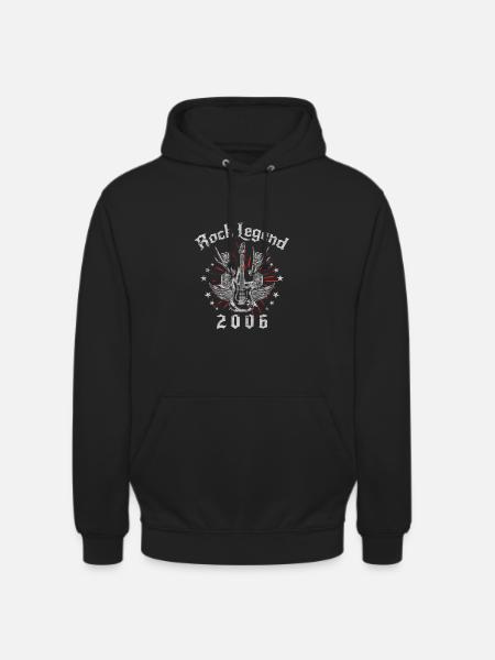 2006 Birthday Rock Legends Guitar - Unisex Hoodie - black