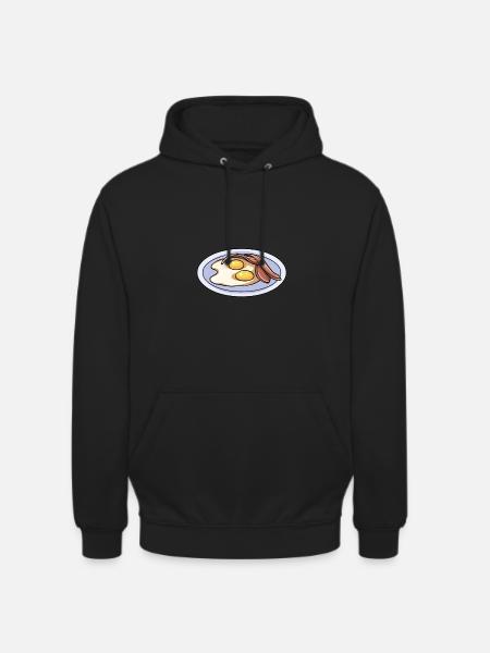 Eggs Bacon Breakfast - Unisex Hoodie - black