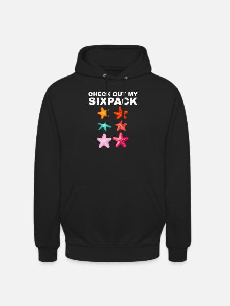 Seestern - Unisex Hoodie - Schwarz