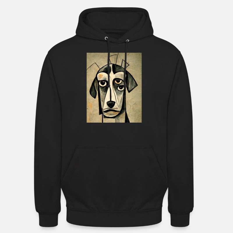 Résumé du chien - Sweat-shirt à capuche unisexe - noir