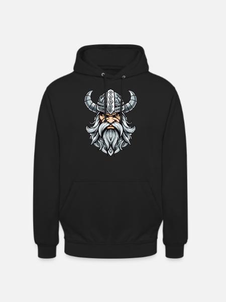 fierce Viking - Unisex Hoodie - black