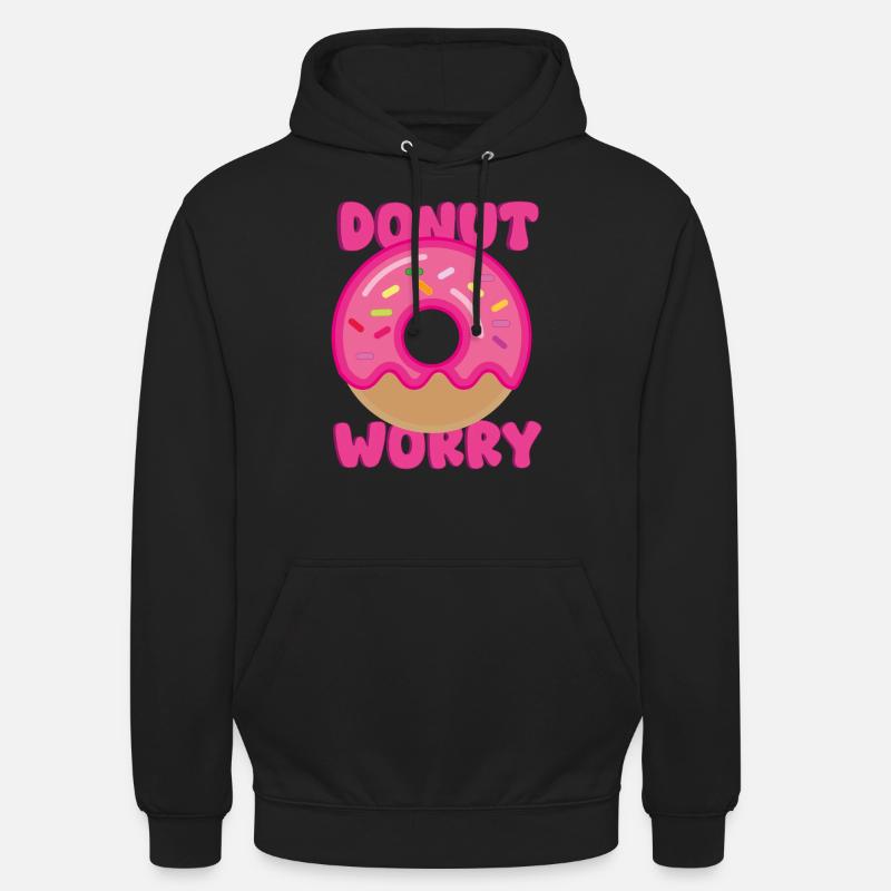 Donut-Sorge - Unisex Hoodie - Schwarz